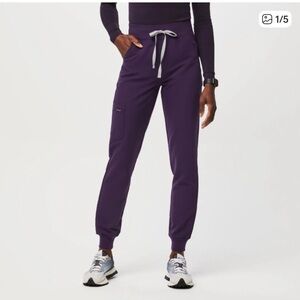 FIGS Zamora™  Jogger Scrub Pants - purple Jam